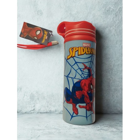 Spider-Man Water Bottle – 600ml | BPA-Free | Leak-Proof | For Kids
