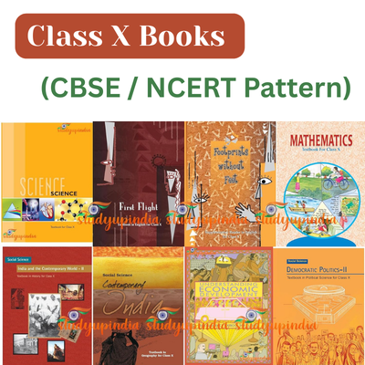 Class X Books (CBSE / NCERT Pattern)