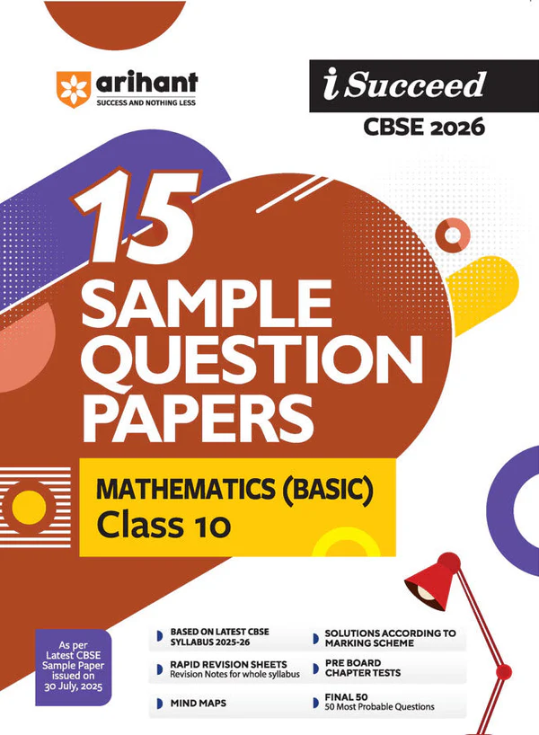 Arihant Mathematics (Basic) Sample Papers Class 10 | CBSE Board Exam Practice Book