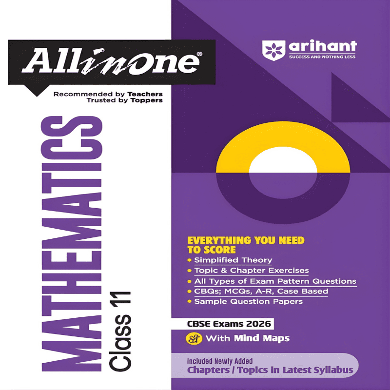 All-in-One Mathematics Class 11 CBSE (2025–26) | MCQ, Case-Based Questions, Mind Maps & Sample Papers