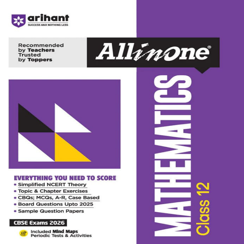 Arihant All-in-One Mathematics Class 12 | CBSE Board Exam Guide