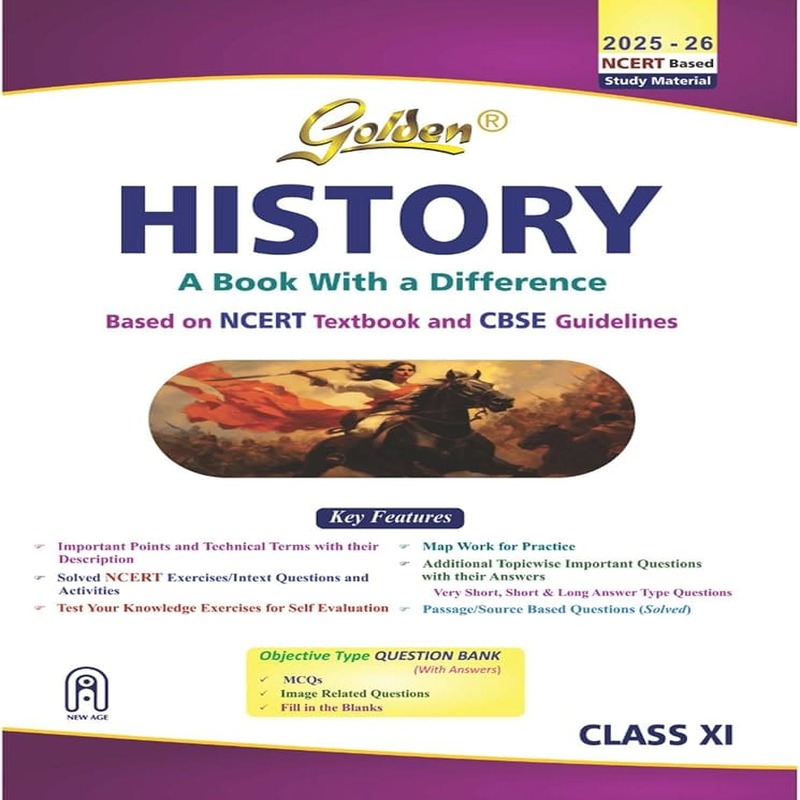 Golden Guide Class 11 History | CBSE Chapterwise Question Answers & Study Guide | Latest Edition