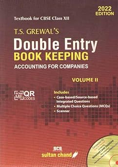 TS Grewal Class 12 Accountancy Part 2 | CBSE | Latest Edition