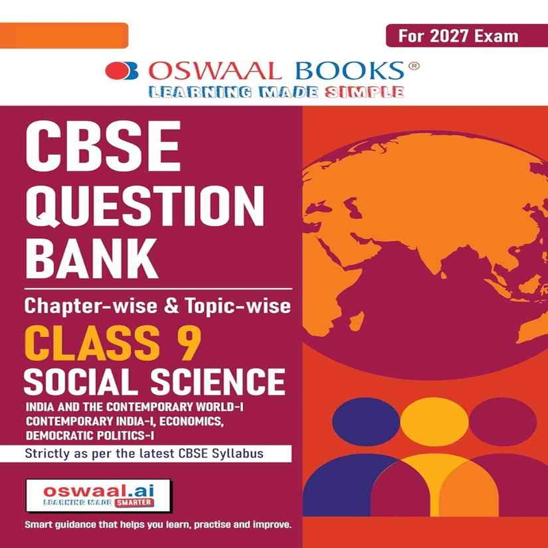 Oswaal Social Science Question Bank Class 9 CBSE | Chapter-wise & Topic-wise Solved Papers | Latest Pattern