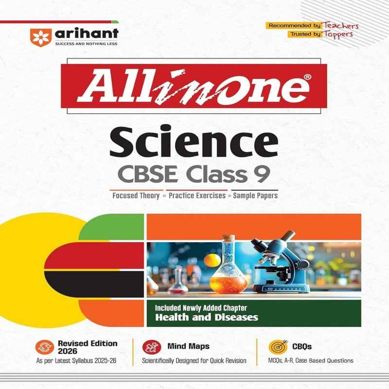 Arihant Science All-in-One Class 9 CBSE | Complete Study Guide with Theory, Practice & Sample Papers