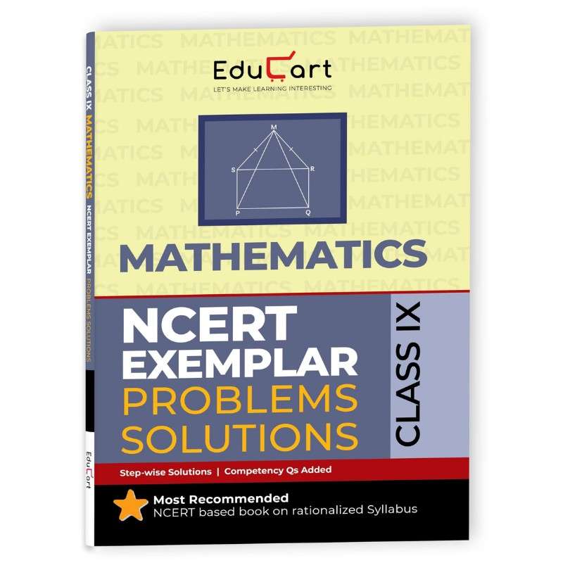 Educart NCERT Exemplar Mathematics Class 9 (CBSE) – Chapterwise Problems & Solutions | Latest Edition