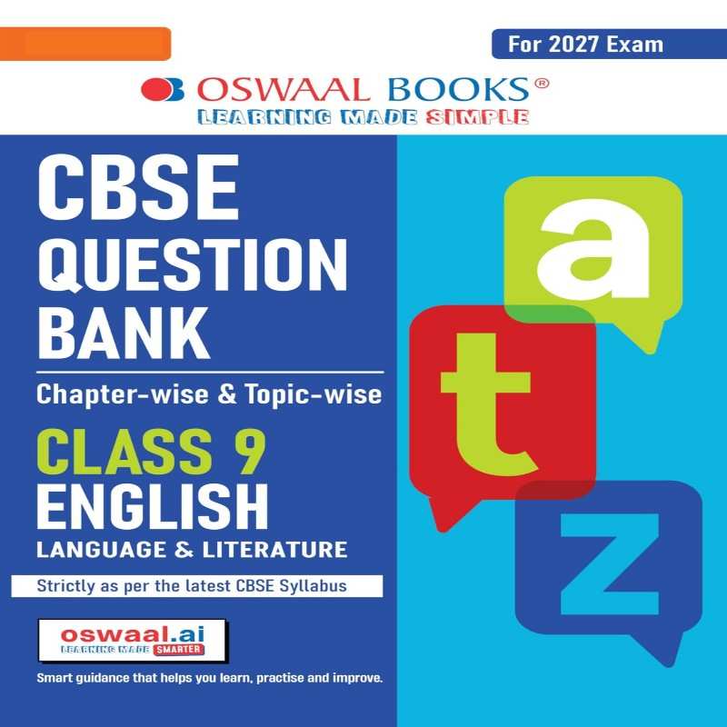 Oswaal CBSE Chapterwise & Topicwise Question Bank Class 9 English Language & Literature (Latest CBSE Syllabus) | Competency-Based Practice Book | Paperback