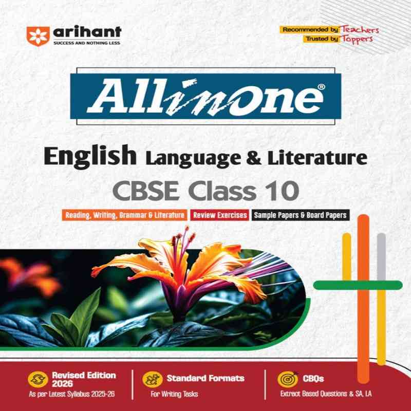 CBSE All-in-One English Language & Literature Class 10 | Arihant | Board Exam Guide | Latest Revised Edition