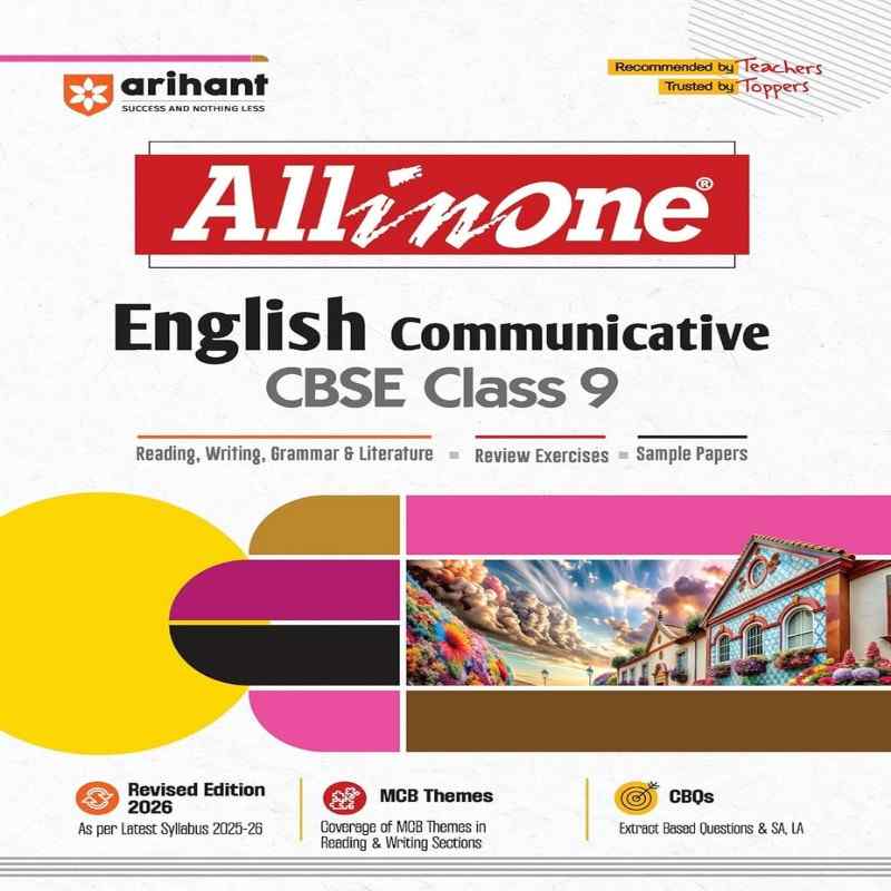 Arihant All-in-One English Communicative Class 9 | CBSE Exam Guide | Latest Revised Edition