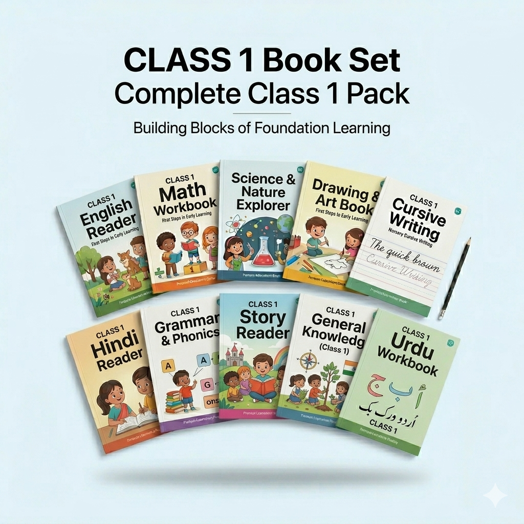 Class 1 book set of K.P.S (11 BOOKS)