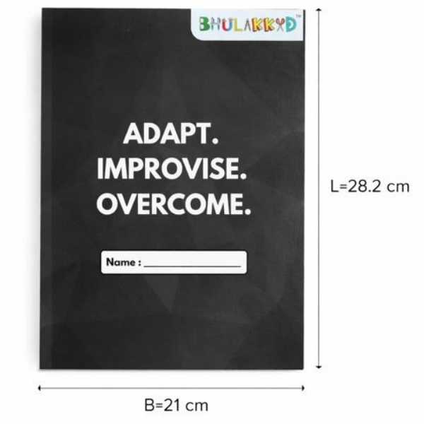 Bhulakkad Original A4 Register – Premium Color Coded Register for Students