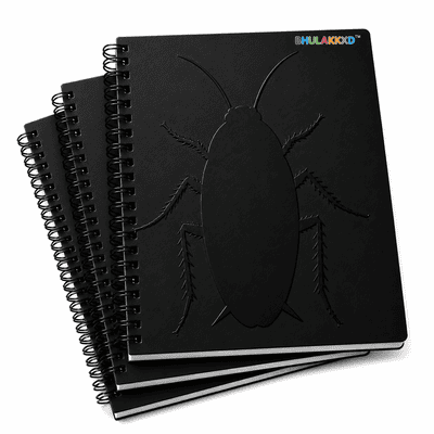 BHULAKKAD Premium Spiral Notebook Pack of 3 | A4 Hardcover Wirebound Notebooks | 200 Pages Each | Student & College Notebook Set.